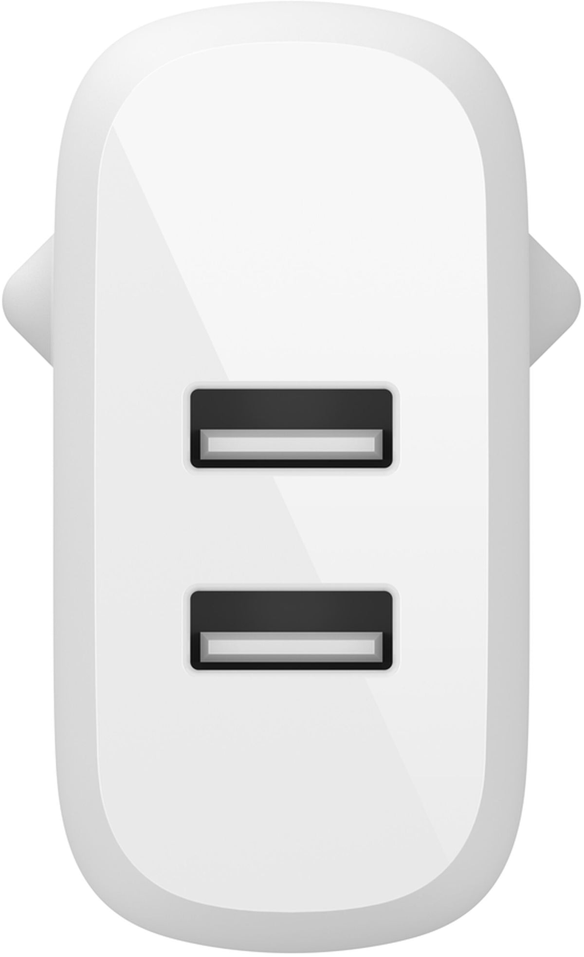 Ładowarka sieciowa z kablem USB-C Belkin BoostCharge Dual, 24W, 2.4A, 2 x USB-A, biała WCE001vf1MWH