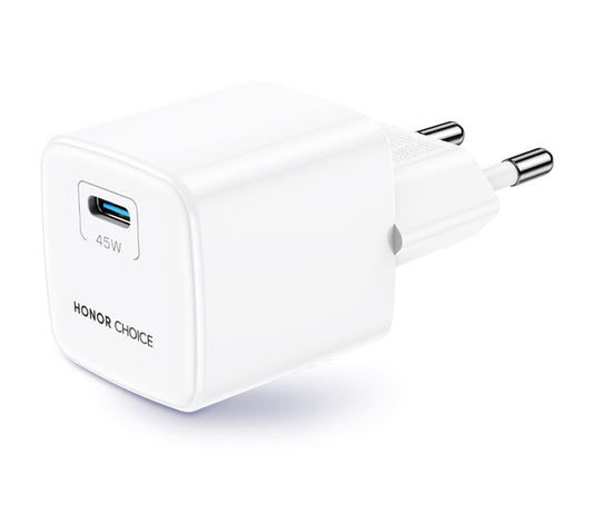 Ładowarka sieciowa z kablem USB-C Honor Choice CP045E, 45W, 3A, 1 x USB-C, biały 5504ALHP