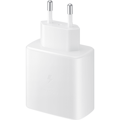 Samsung EP-TA845 + DW76767JWE Kabel USB-C Ładowarka sieciowa, 45W, 4.05A, 1 x USB-C, biały GP-PTU020SOFWQ