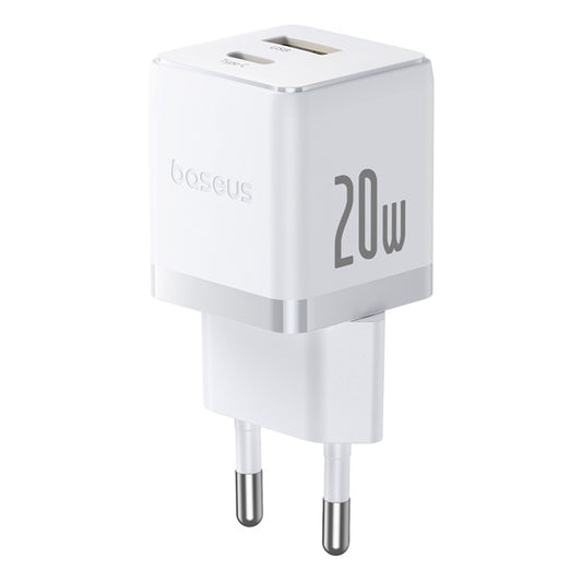 Baseus Palm USB-C Cable Network Charger, 20W, 3A, 1 x USB-A - 1 x USB-C, White P10111608213-01