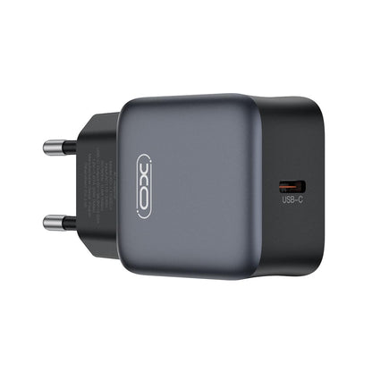 Ładowarka sieciowa z kablem Lightning XO Design L155, 30W, 3A, 1 x USB-C, Czarny