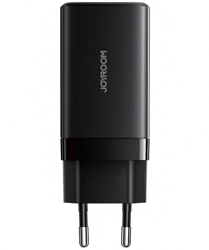 Ładowarka sieciowa z kablem USB-C Joyroom JR-TG10, 65W, 3,25A, 1 x USB-A - 2 x USB-C, czarna