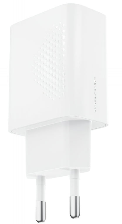 Ładowarka sieciowa z kablem USB-C XO Design L159, 18W, 3A, 1 x USB-A, Biała