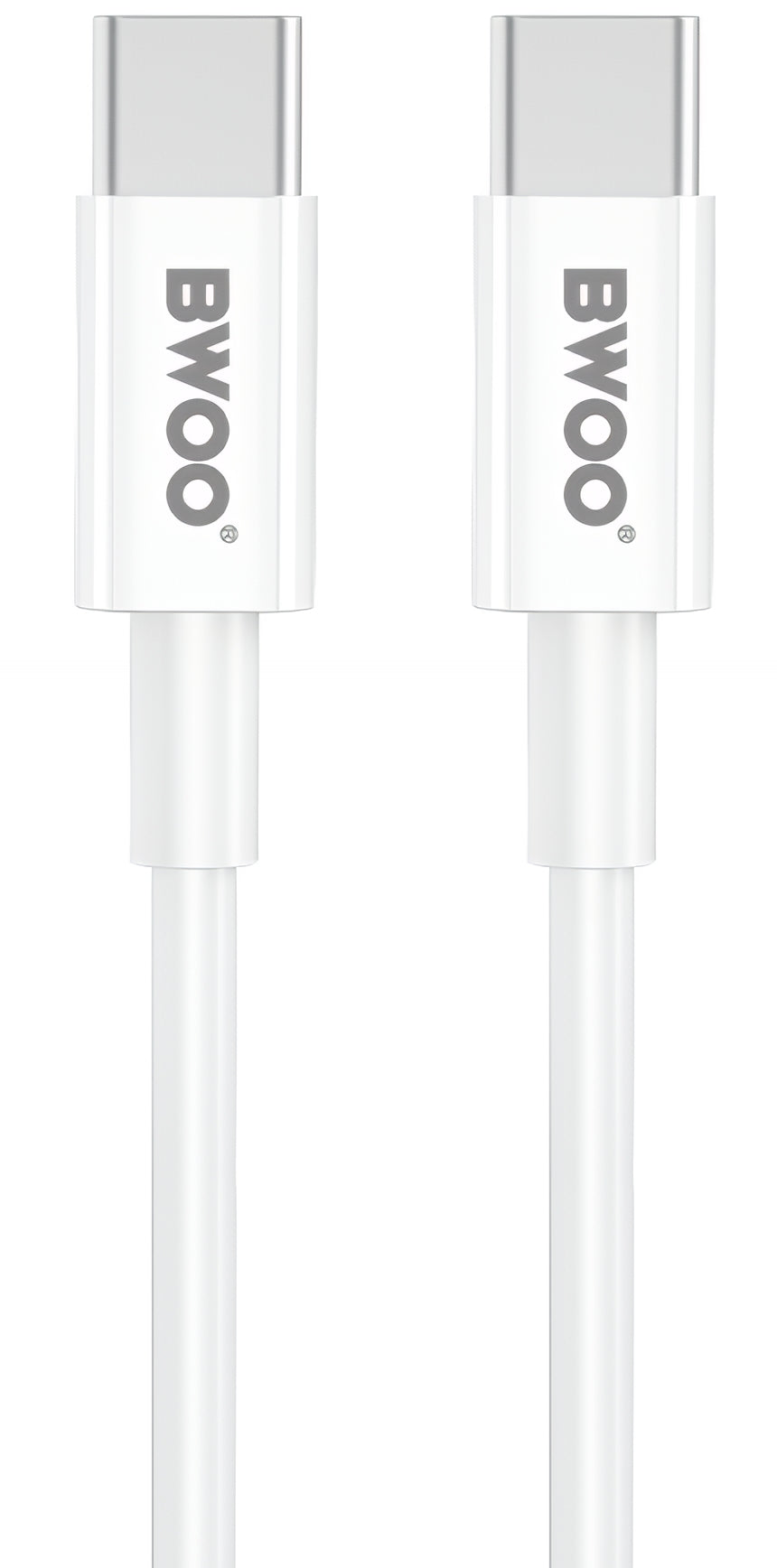 Network Charger with USB-C Cable BWOO CDA159, 20W, 3A, 1 x USB-C, White