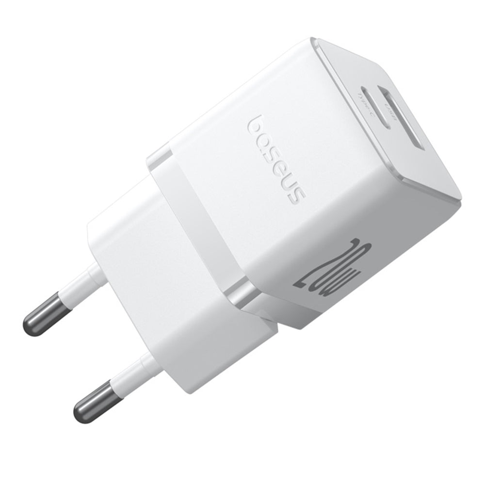 Baseus Palm USB-C Cable Network Charger, 20W, 3A, 1 x USB-A - 1 x USB-C, White P10111608213-01