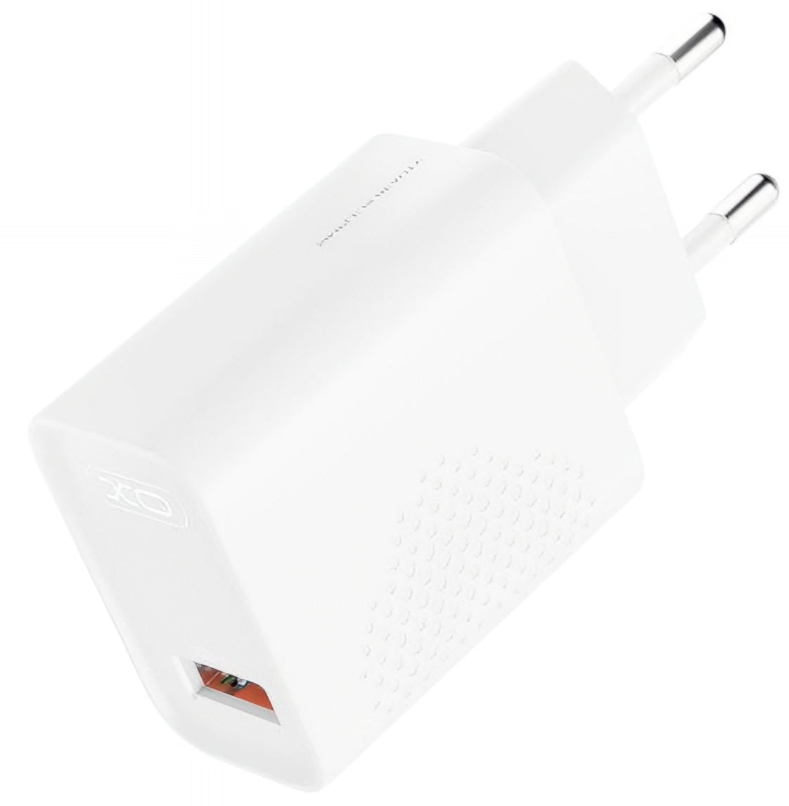Ładowarka sieciowa z kablem USB-C XO Design L159, 18W, 3A, 1 x USB-A, Biała