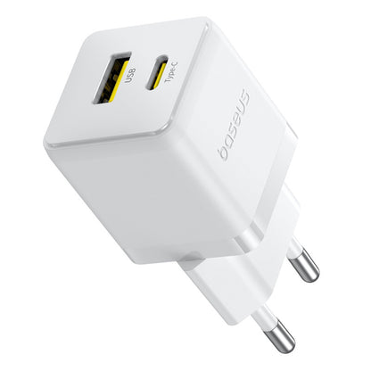 Baseus Palm USB-C Cable Network Charger, 20W, 3A, 1 x USB-A - 1 x USB-C, White P10111608213-01