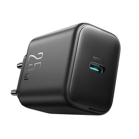 Ładowarka sieciowa z kablem USB-C Joyroom JR-TCF23, 25W, 3A, 1 x USB-C, Czarny