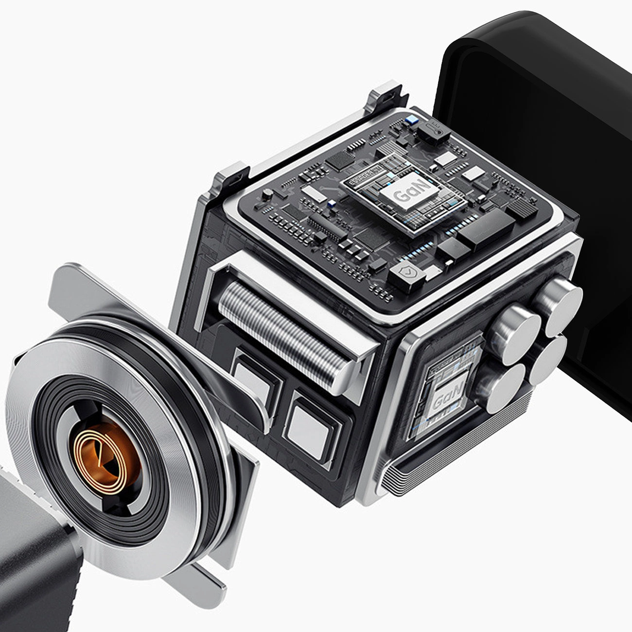 Ładowarka sieciowa z kablem USB-C Dudao A67EU, 67W, 3.35A, 1 x USB-A - 1 x USB-C, Czarny