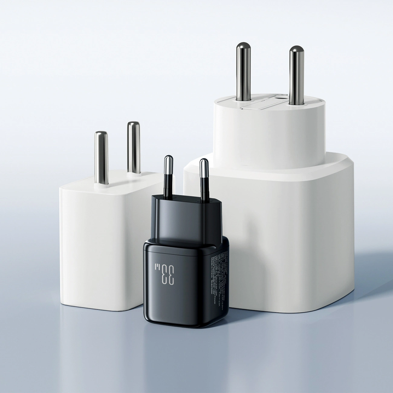 Ładowarka sieciowa z kablem Lightning Joyroom JR-TG7, 33W, 3A, 1 x USB-A - 1 x USB-C, Czarny
