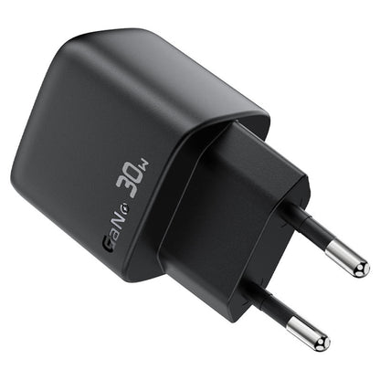 Ładowarka sieciowa z kablem USB-C Acefast A115 Display, 30W, 3A, 1 x USB-C, Czarna