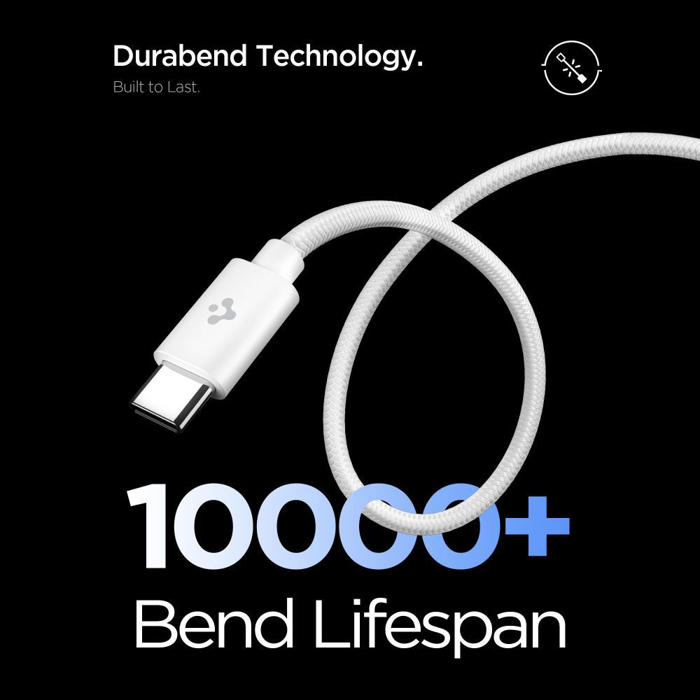 Ładowarka sieciowa z kablem USB-C Spigen EE451EU Essential, 45W, 3A, 1 x USB-C, Biała ACH09473
