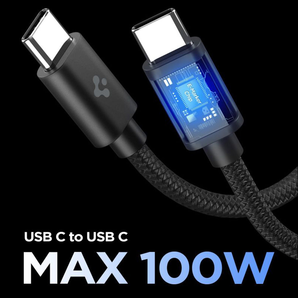 Ładowarka sieciowa z kablem USB-C Spigen EE451EU Essential, 45W, 3A, 1 x USB-C, Czarna ACH09474