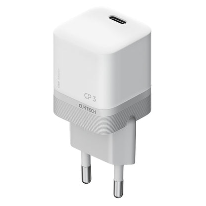 Ładowarka sieciowa Cuktech, 40W, 3A, 1 x USB-C, Biała CKAC301SEUWH
