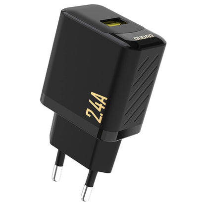Ładowarka sieciowa Dudao A23, 12W, 2.4A, 1 x USB-A, czarna