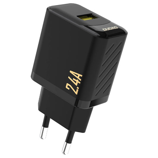 Ładowarka sieciowa Dudao A23, 12W, 2.4A, 1 x USB-A, czarna