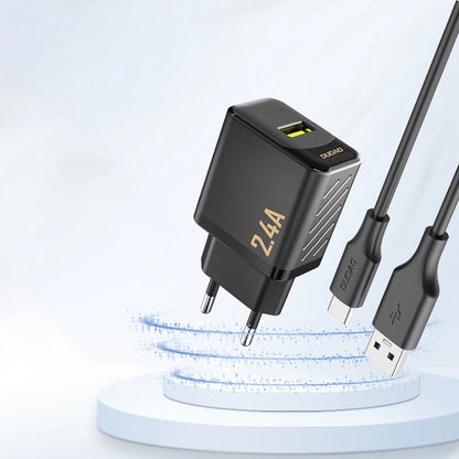 Ładowarka sieciowa Dudao A23, 12W, 2.4A, 1 x USB-A, czarna