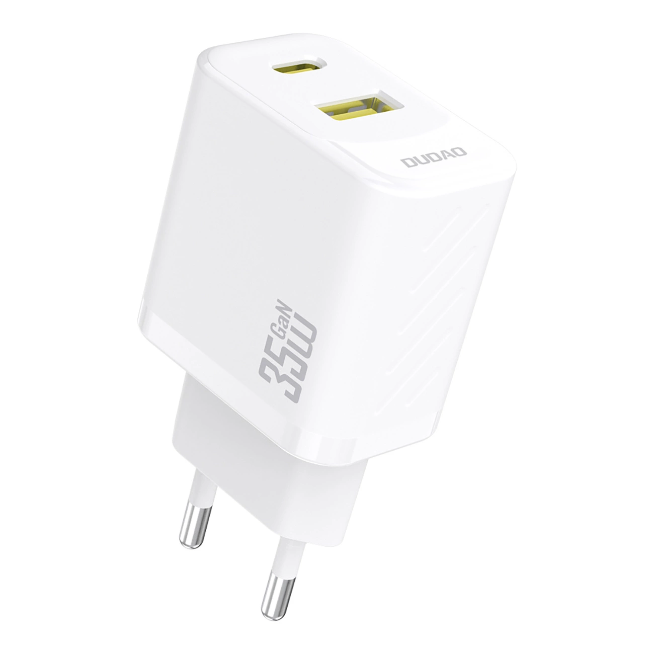 Ładowarka sieciowa Dudao A27 Max, 35W, 1 x USB-A - 1 x USB-C, Biała