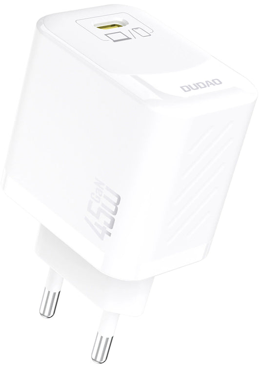 Ładowarka sieciowa Dudao A28, 45W, 3A, 1 x USB-C, Biała