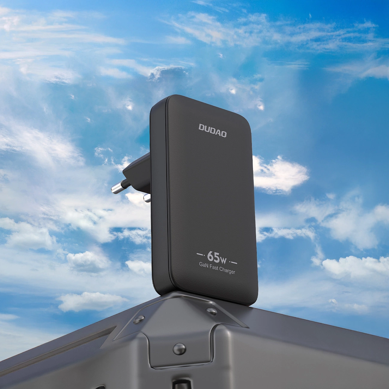 Ładowarka sieciowa Dudao A65Q Travel, 65W, 3.25A, 1 x USB-A - 1 x USB-C, Czarny