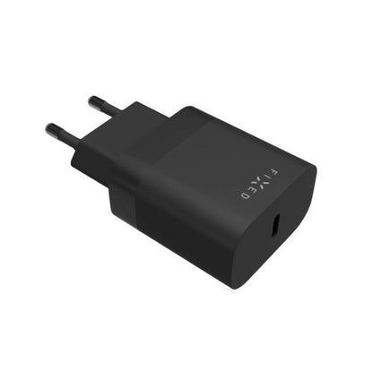 Ładowarka sieciowa Fixed, 20W, 3A, 1 x USB-C, Czarna