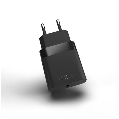 Ładowarka sieciowa Fixed, 20W, 3A, 1 x USB-C, Czarna