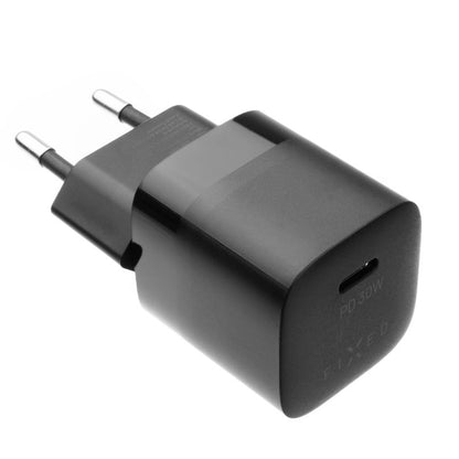 Ładowarka sieciowa Fixed Mini, 30W, 3A, 1 x USB-C, Czarny
