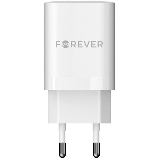 Forever TC-05-35CC Network Charger, 35W, 3A, 2 x USB-C, White