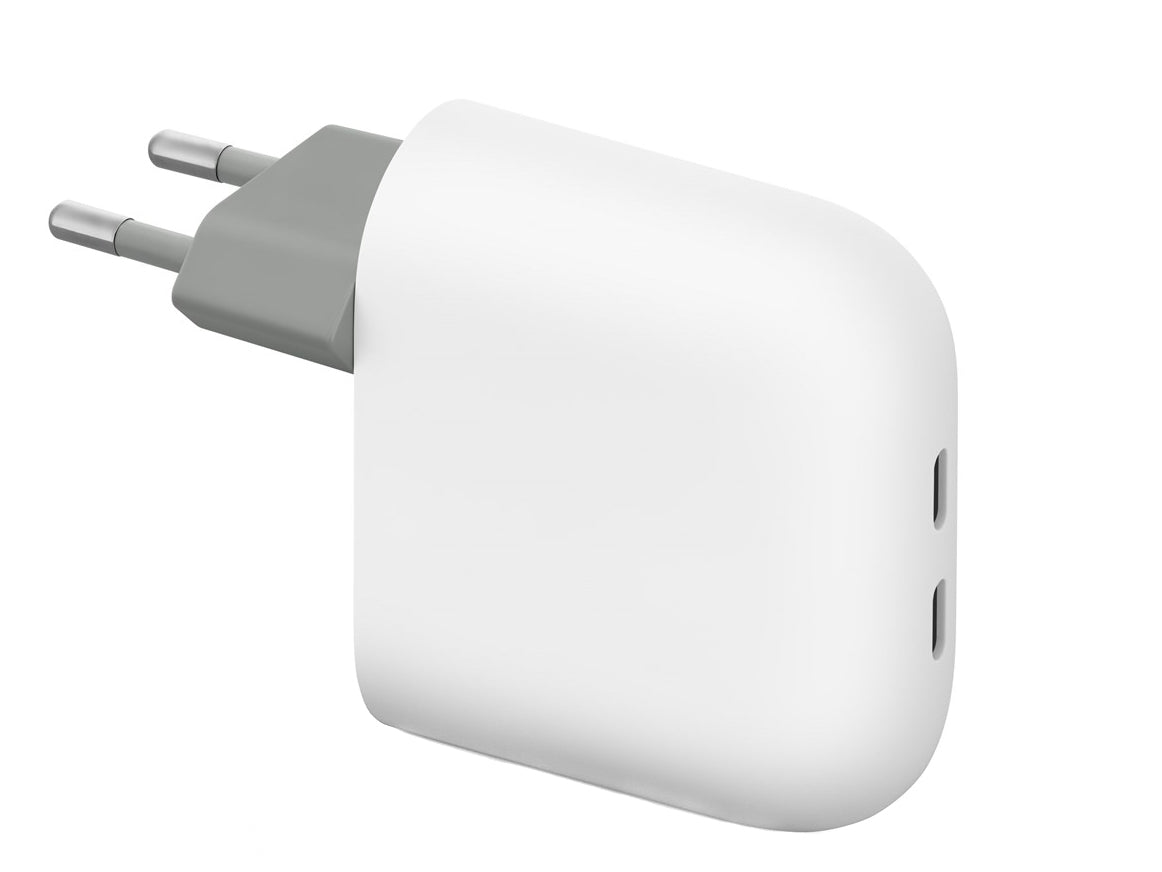 Ładowarka sieciowa Google, 67W, 4A, 2 x USB-C, Biała GA09856-EU