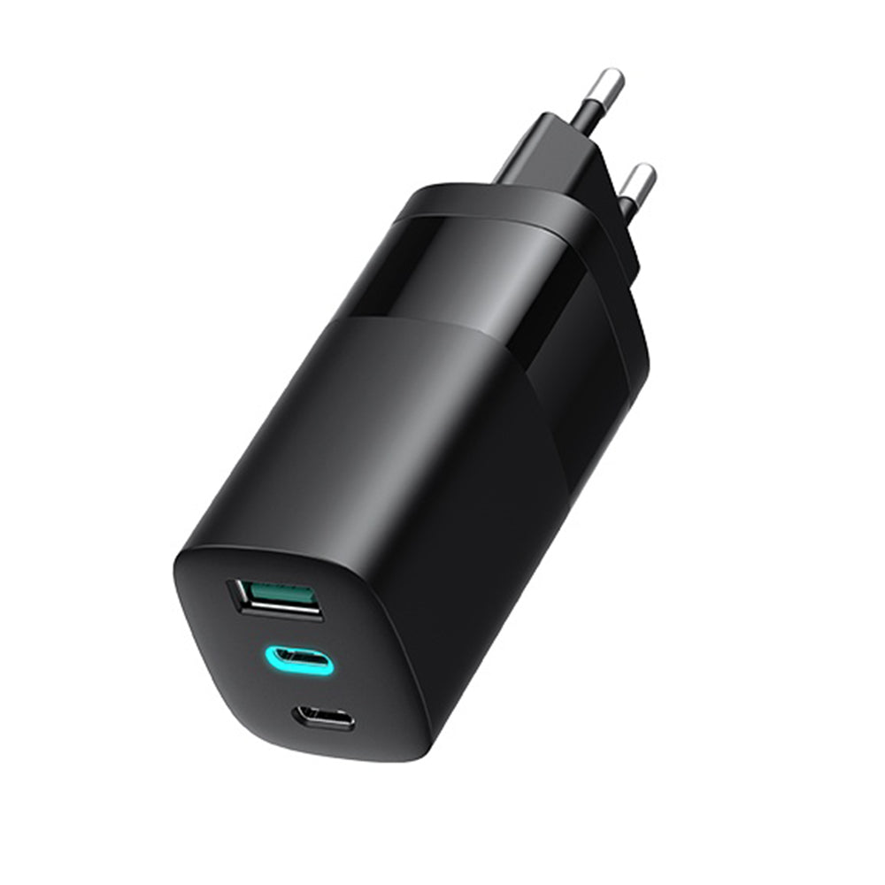 Ładowarka sieciowa HAVIT UC10, 65W, 3A, 1 x USB-A - 2 x USB-C, Czarny