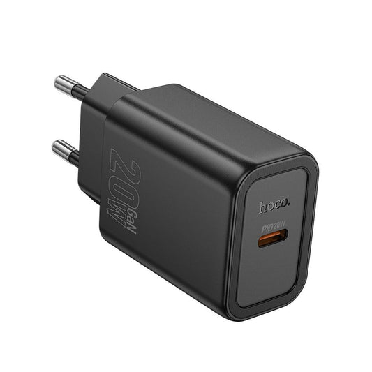 Ładowarka sieciowa HOCO N60, 20W, 3A, 1 x USB-C, Czarny