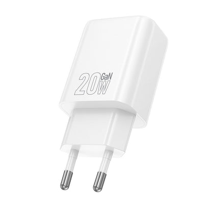 Ładowarka sieciowa HOCO N60, 20W, 3A, 1 x USB-C, Biała