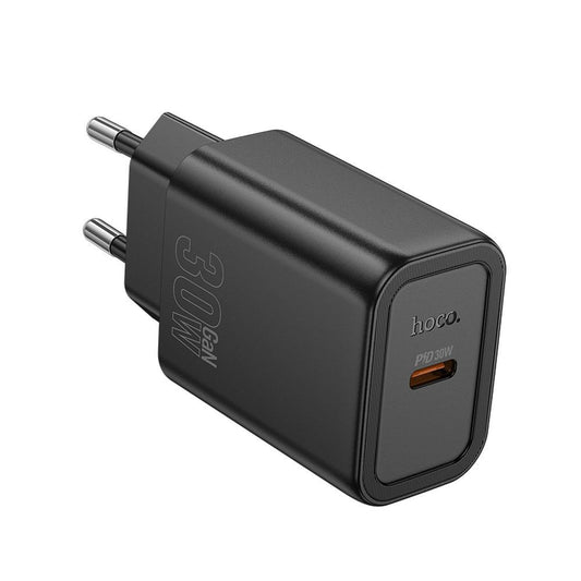 Ładowarka sieciowa HOCO N62, 30W, 3A, 1 x USB-C, Czarny