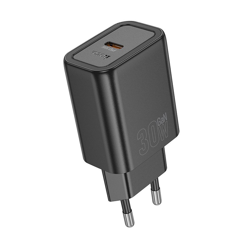 Ładowarka sieciowa HOCO N62, 30W, 3A, 1 x USB-C, Czarny