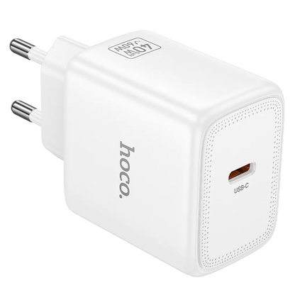 Ładowarka sieciowa HOCO N83, 40W, 3A, 1 x USB-C, Biała