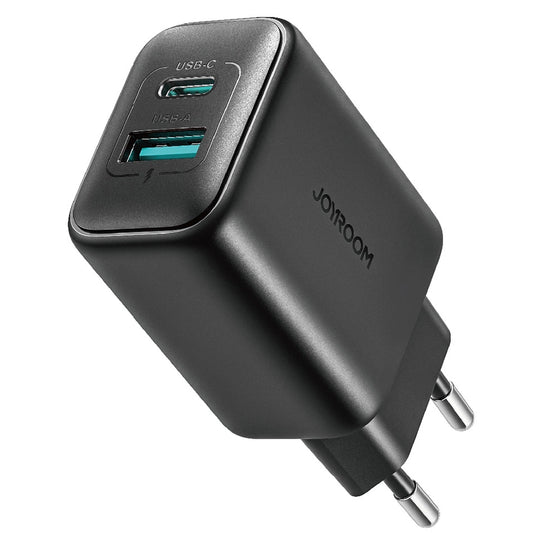 Ładowarka sieciowa Joyroom JR-TCF13, 25W, 3A, 1 x USB-A - 1 x USB-C, Czarny