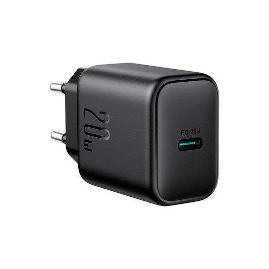 Ładowarka sieciowa Joyroom JR-TCF20, 20W, 3A, 1 x USB-C, Czarny