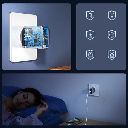 Ładowarka sieciowa Joyroom JR-TCF20, 20W, 3A, 1 x USB-C, Czarny