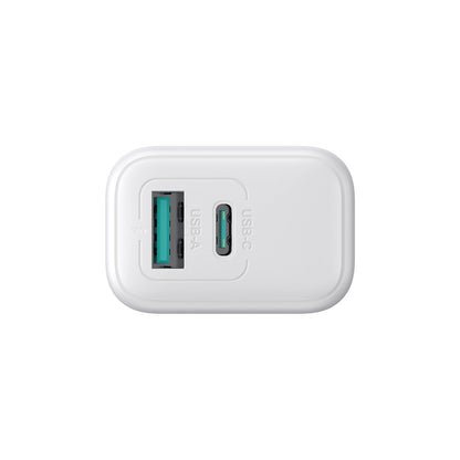 Ładowarka sieciowa Joyroom JR-TCF21, 20W, 3A, 1 x USB-A - 1 x USB-C, Biała