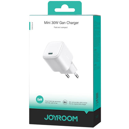 Ładowarka sieciowa Joyroom JR-TCG15 Mini, 30W, 3A, 1 x USB-C, Biała