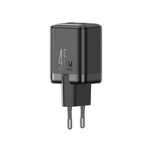 Ładowarka sieciowa Joyroom JR-TCG17, 45W, 3A, 2 x USB-C, Czarny