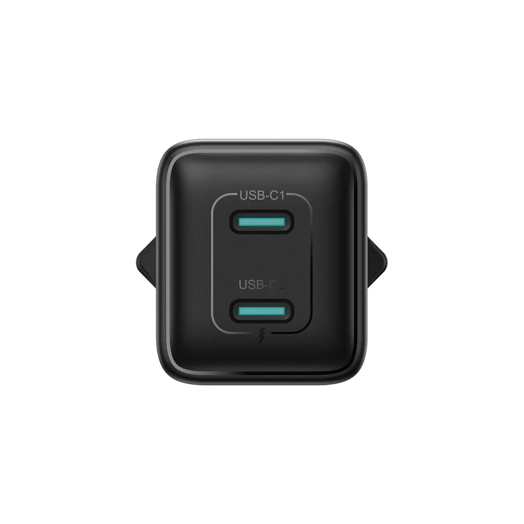 Ładowarka sieciowa Joyroom JR-TCG17, 45W, 3A, 2 x USB-C, Czarny