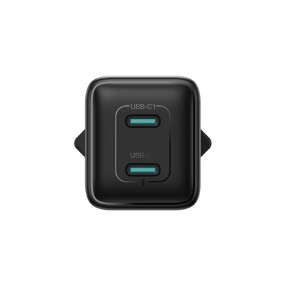 Ładowarka sieciowa Joyroom JR-TCG17, 45W, 3A, 2 x USB-C, Czarny