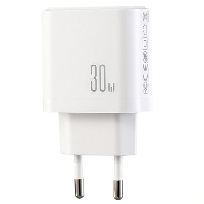 Joyroom JR-TG6 Network Charger, 30W, 3A, 1 x Lightning - 1 x USB-A - 1 x USB-C, White