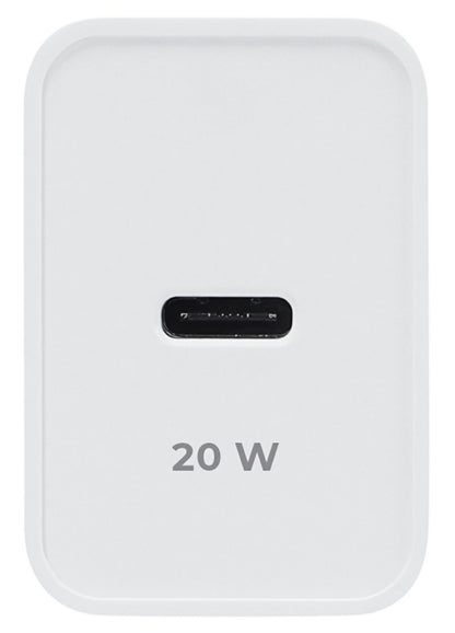 Ładowarka sieciowa MaXlife MXTC-13-20C, 20W, 3A, 1 x USB-C, Biała