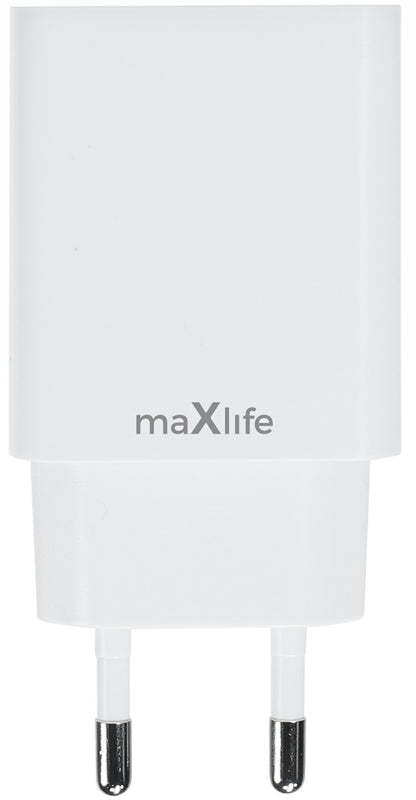 Ładowarka sieciowa MaXlife MXTC-13-20C, 20W, 3A, 1 x USB-C, Biała