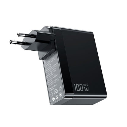 Ładowarka sieciowa McDodo CH-8101 Pro Nuc AR Power Travel, 100W, 5A, 1 x USB-A - 2 x USB-C, Czarny