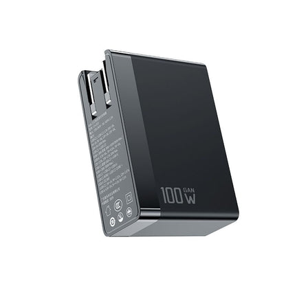Ładowarka sieciowa McDodo CH-8101 Pro Nuc AR Power Travel, 100W, 5A, 1 x USB-A - 2 x USB-C, Czarny