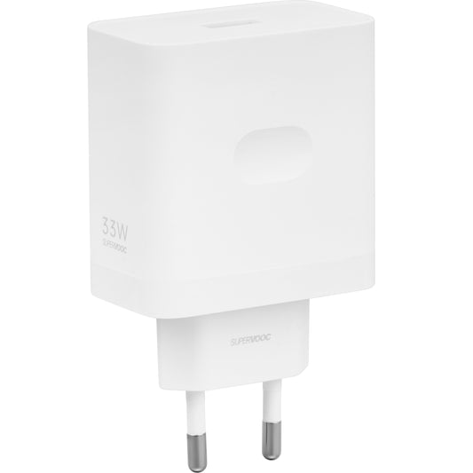 Ładowarka sieciowa Oppo VCB3HAEH, 33 W, 3 A, 1 x USB-A, biała 