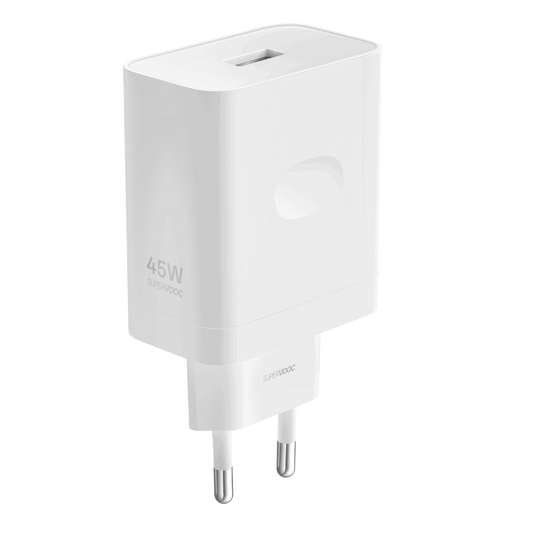 Ładowarka sieciowa Realme, 45W, 4.1A, 1 x USB-A, Biała VCB4JAEH